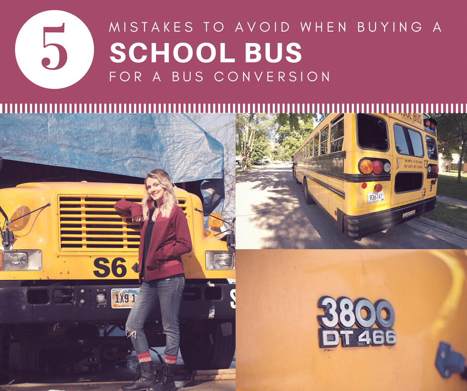 5 mistakes to avoid when buying a school bus